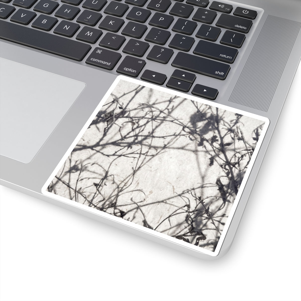 Shadow Play Sticker | Winter Japandi Japanese Pattern Art