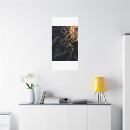 Spring Silk Drape Moody Minimal Canvas Art | Luxurious Decor