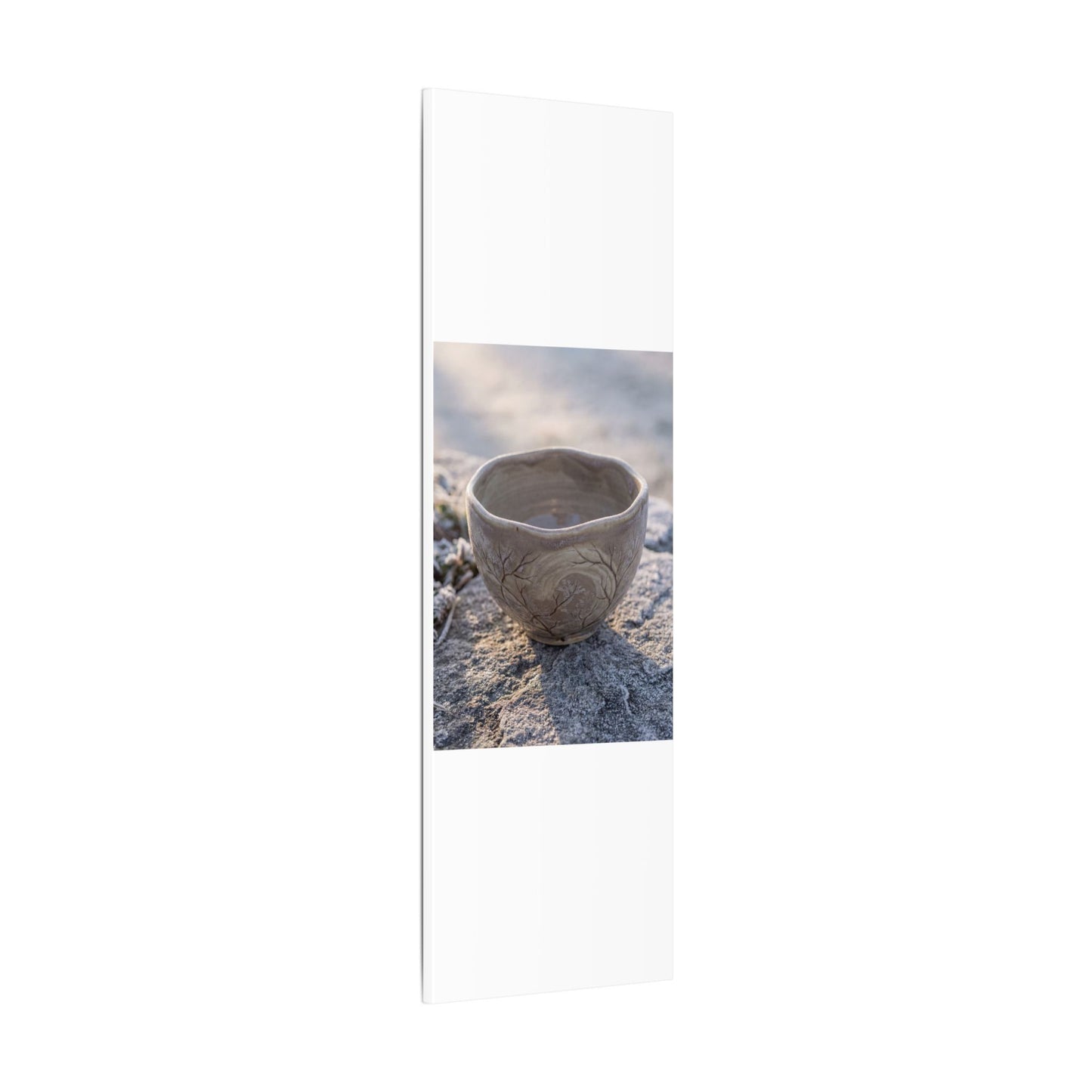 Seijaku Ceramic Bowl Canvas Art - Japandi Japanese Pattern