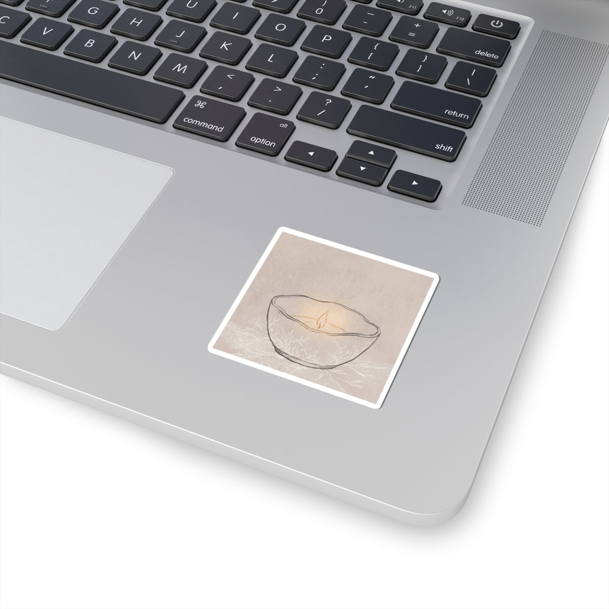 Ma Ceramic Bowl Sticker - Japandi Minimal Line