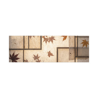 Shoji Screen Japanese Pattern Canvas Art | Neutral Japandi Art