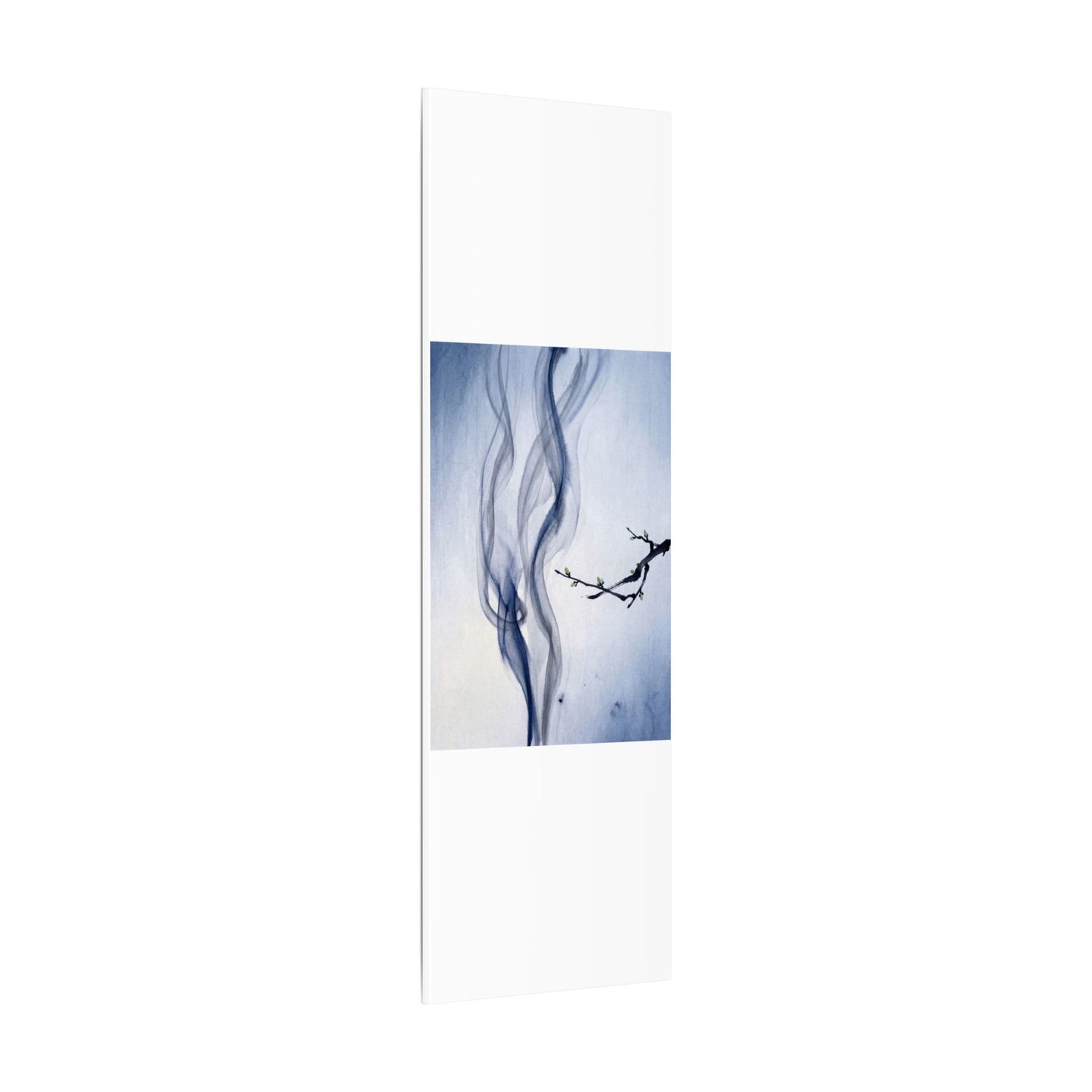 Incense Smoke Spring Canvas Art | Zen Tranquil Design