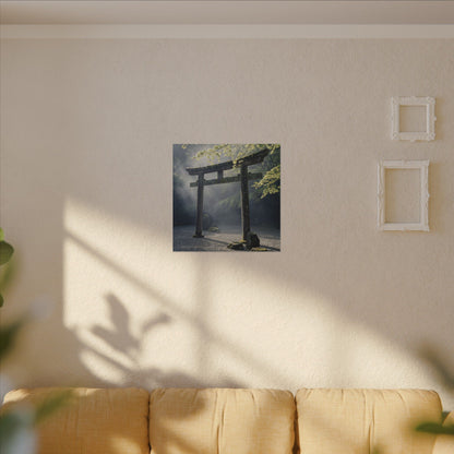 Torii Gate Canvas Art | Spring Zen Karesansui Art