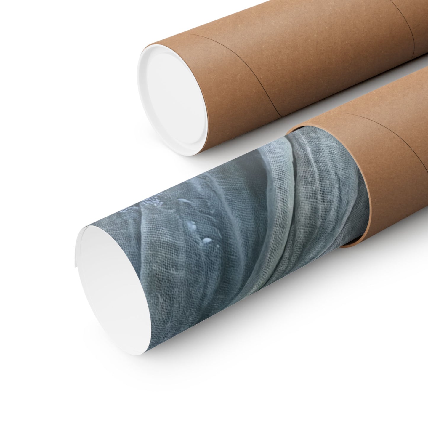Warm Silk Drape Wall Art Print - Texture Japandi