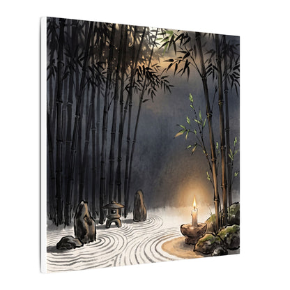 Tranquil Bamboo Grove Canvas Art - Karesansui Zen