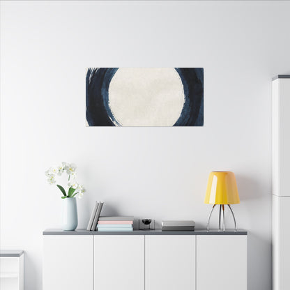 Balanced Meditation Zen Enso Canvas Art