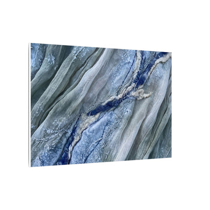 Moonlight Silk Drape Canvas Art - Japandi Mono No Aware