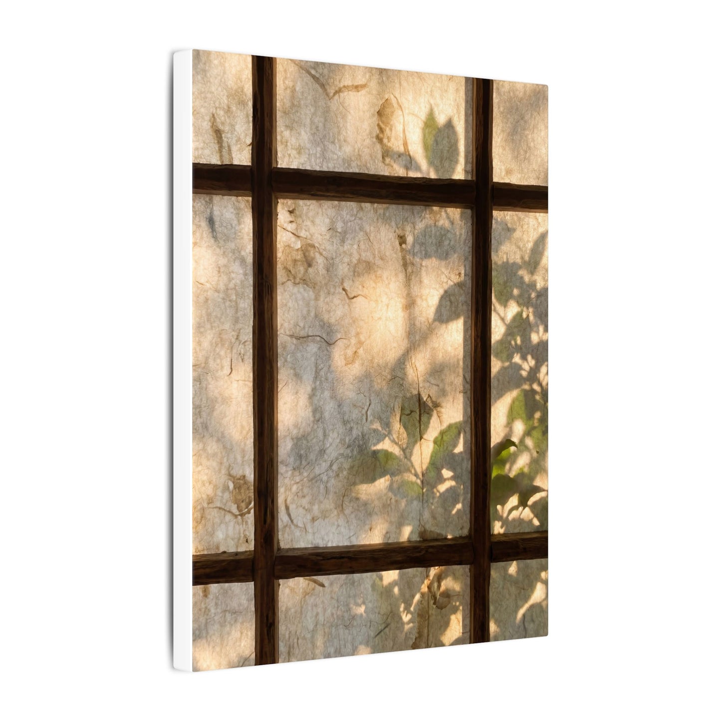 Golden Hour Shoji Screen Canvas Art - Japandi Mono No Aware