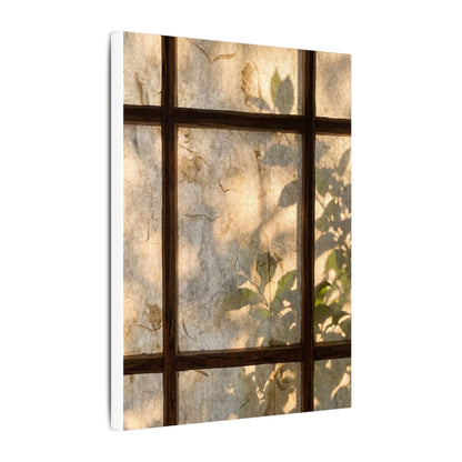 Golden Hour Shoji Screen Canvas Art - Japandi Mono No Aware