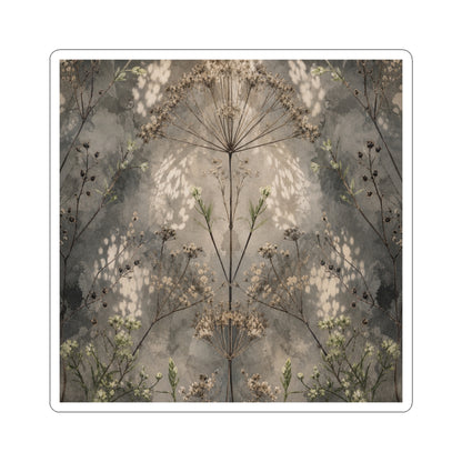 Dried Flowers Sticker | Spring Japandi Japanese Pattern Art