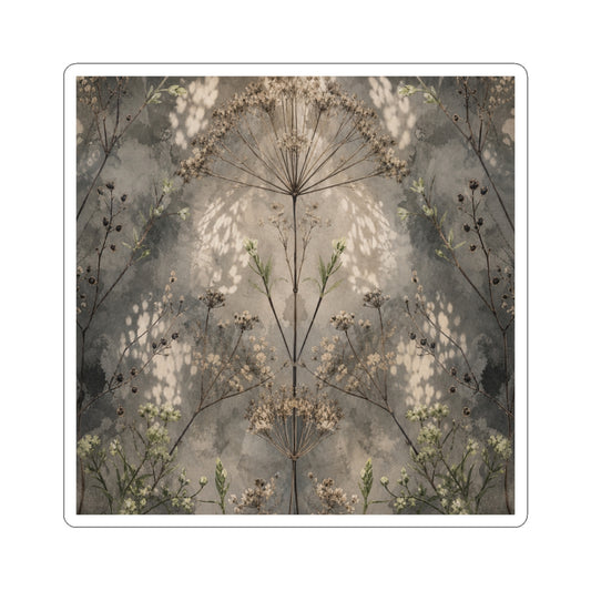 Dried Flowers Sticker | Spring Japandi Japanese Pattern Art