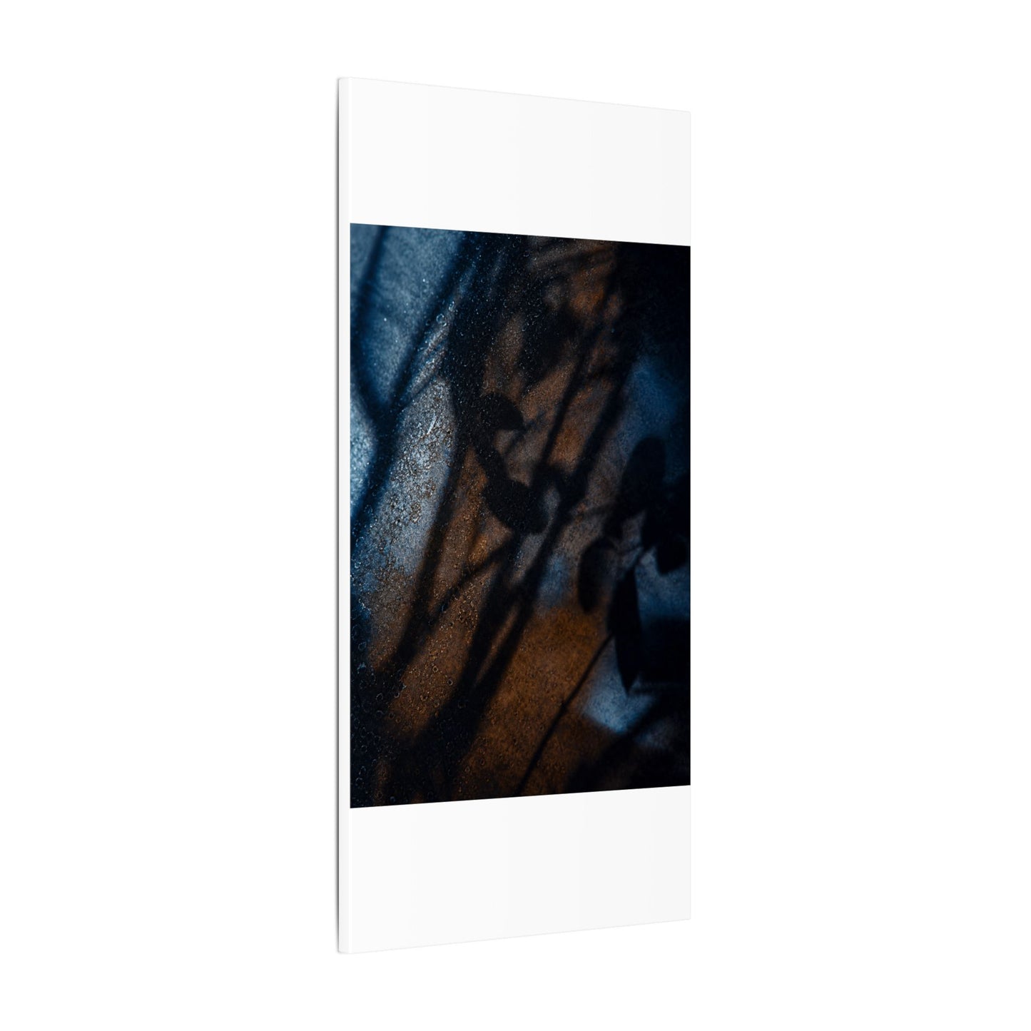 Moonlight Shadow Play Canvas Art - Dark Japandi Ma