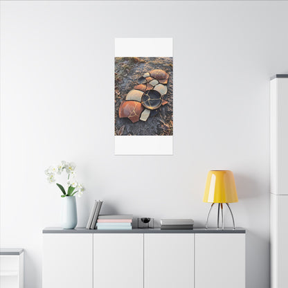 Winter Broken Pottery Gold Vein Canvas Art | Beautiful Decor