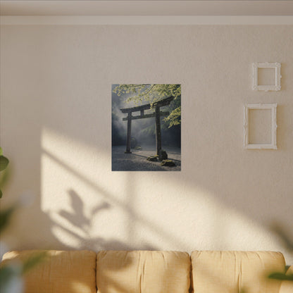 Torii Gate Canvas Art | Spring Zen Karesansui Art