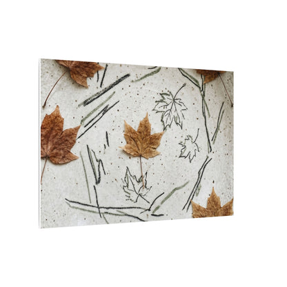 Ceramic Bowl Autumn Canvas Art | Japandi Elegant Design
