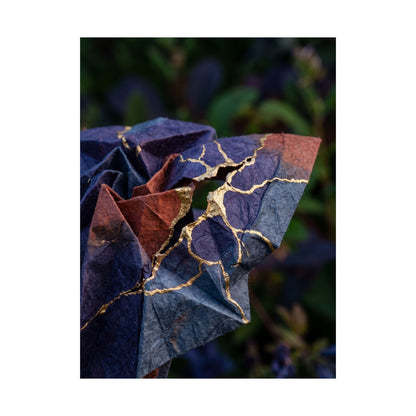 Paper Fold Summer Wall Art Print | Kintsugi Beautiful Design