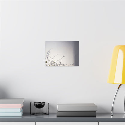 Japandi Shadow Play in Dawn | Japanese Pattern Canvas Art