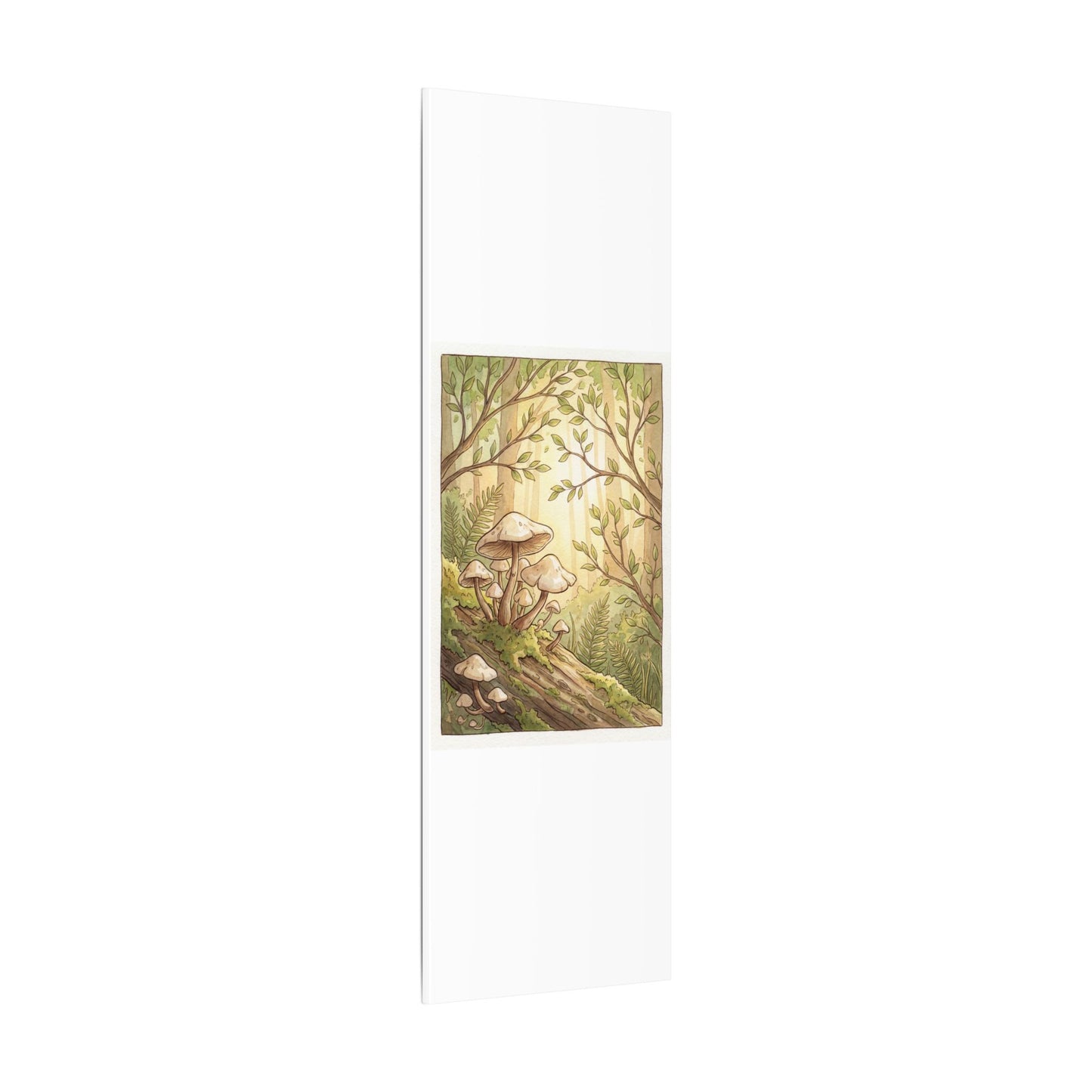 Spring Wild Mushrooms Mushroom Illustration Canvas Art | Cozy Decor