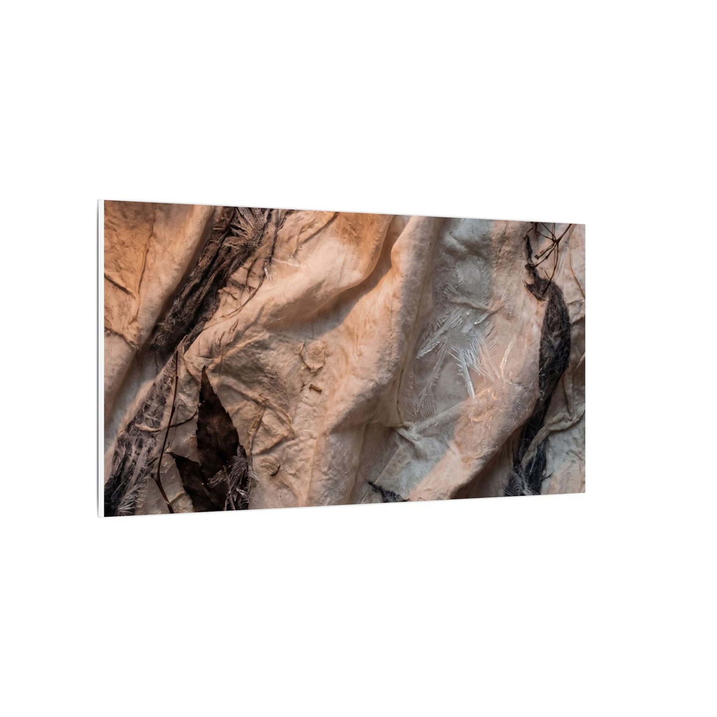 Candlelight Silk Drape Canvas Art - Japandi Mono No Aware