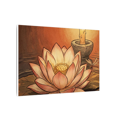 Fukinsei Dried Flowers Canvas Art - Japandi Texture