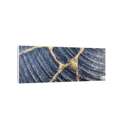 Shibui Water Ripple Canvas Art - Kintsugi Gold Repair