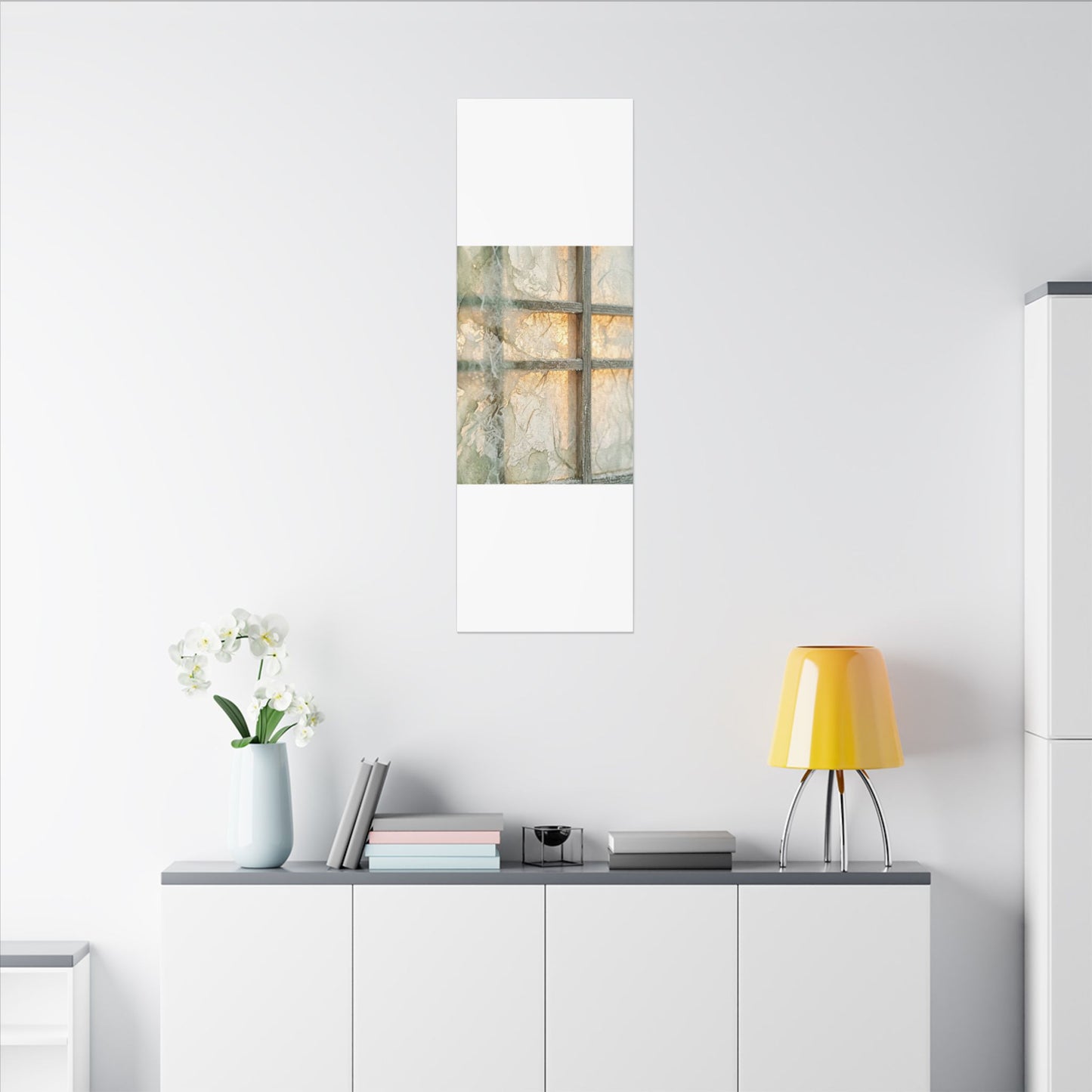Ceramic Bowl Spring Canvas Art | Japandi Earthy Design