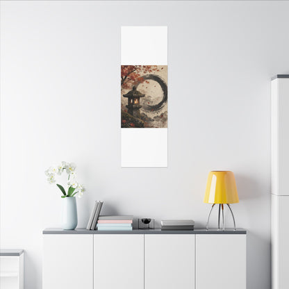 Ma Stone Lantern Canvas Art - Zen Enso