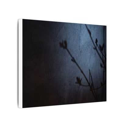 Shadow Play Canvas Art | Spring Dark Japandi Moody Minimal Art