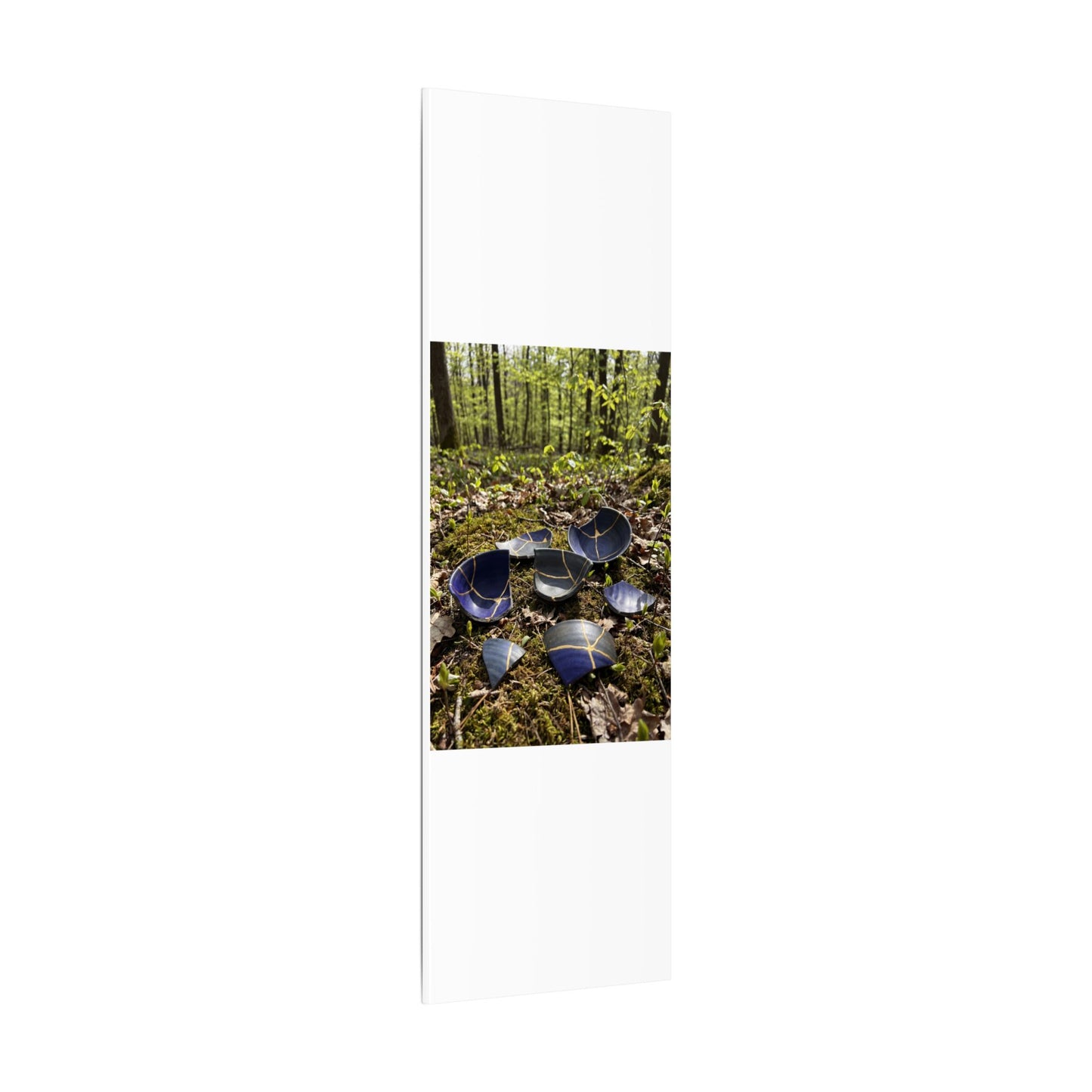 Philosophical Broken Pottery Canvas Art - Broken Beauty Kintsugi