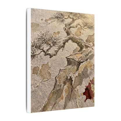 Pine Tree Canvas Art | Winter Japandi Japanese Pattern Art