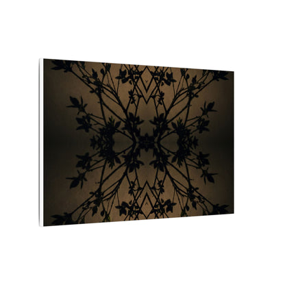 Golden Hour Shadow Play Canvas Art - Dark Japandi Seijaku