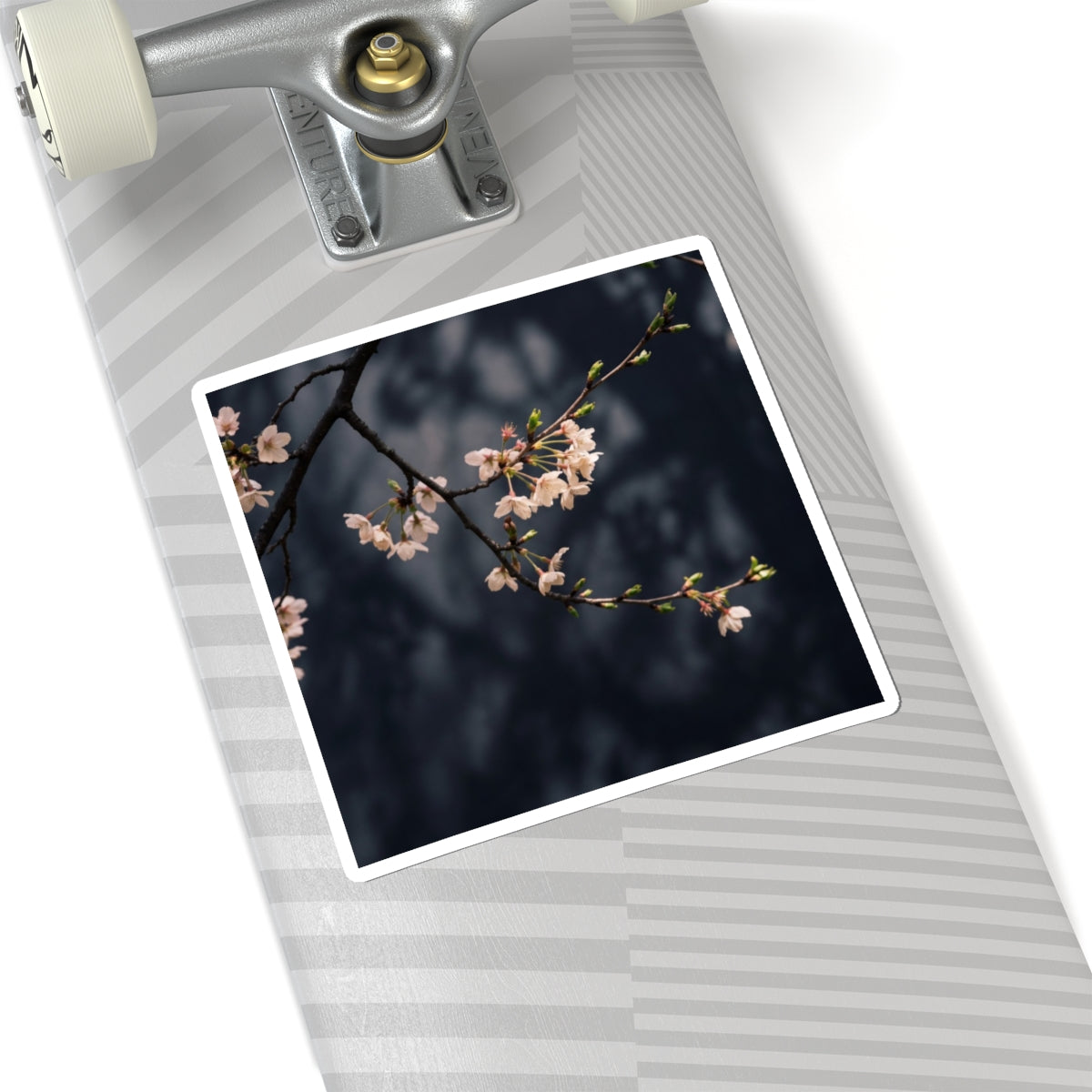 Ma Cherry Blossom Sticker - Dark Japandi Moody Minimal