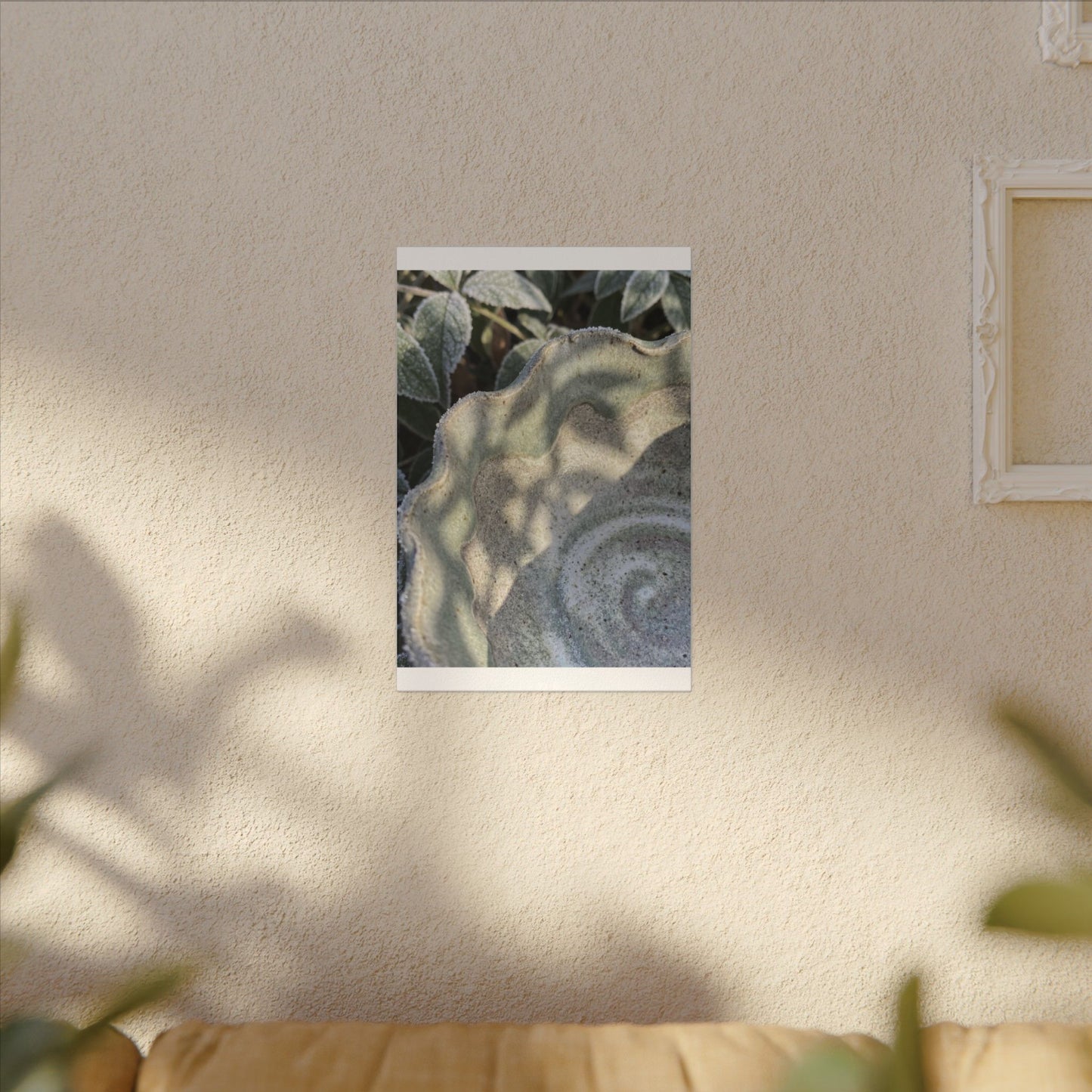 Dappled Ceramic Bowl Canvas Art - Japandi Seijaku