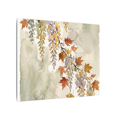 Ma Wisteria Canvas Art - Japandi Watercolor
