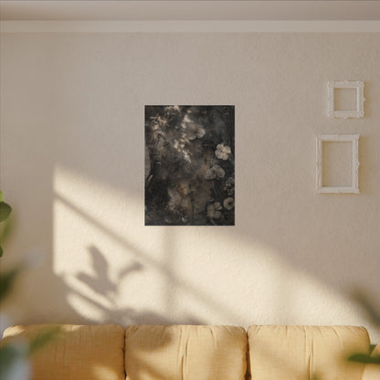 Winter Dried Flowers Texture Canvas Art | Elegant Decor