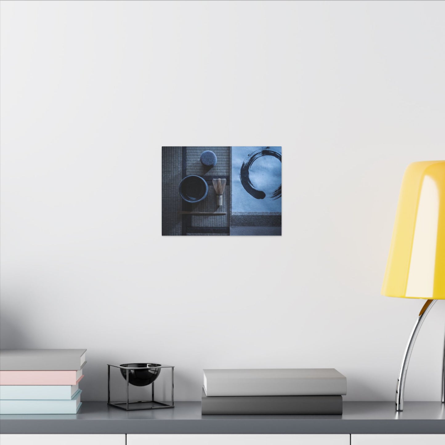Tea Ceremony Enso Canvas Art | Calm Zen Art