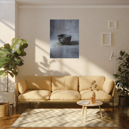 Ceramic Bowl Spring Canvas Art | Japandi Warm Design