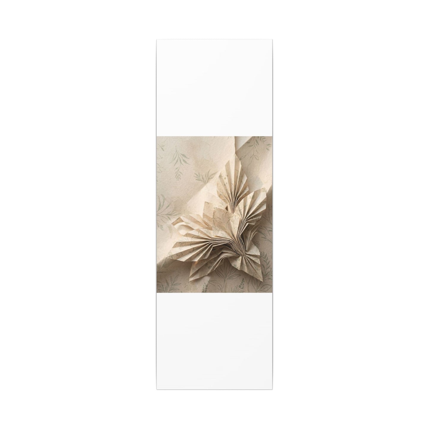 Paper Fold Summer Canvas Art | Japandi Neutral Design