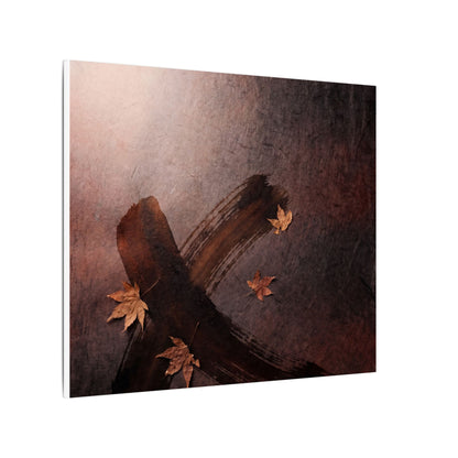 Moody Ink Brushstroke Canvas Art - Moody Minimal Dark Japandi