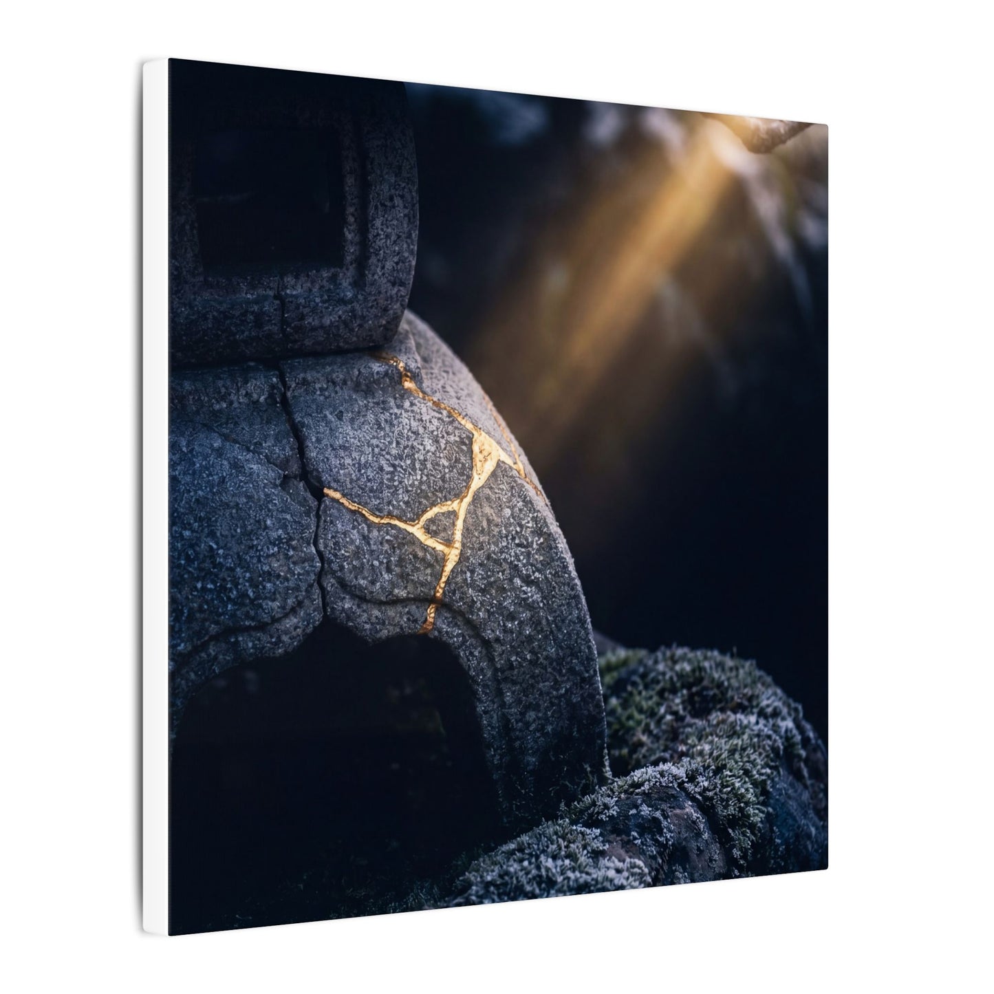 Ma Moonlit Garden Canvas Art - Kintsugi Broken Beauty