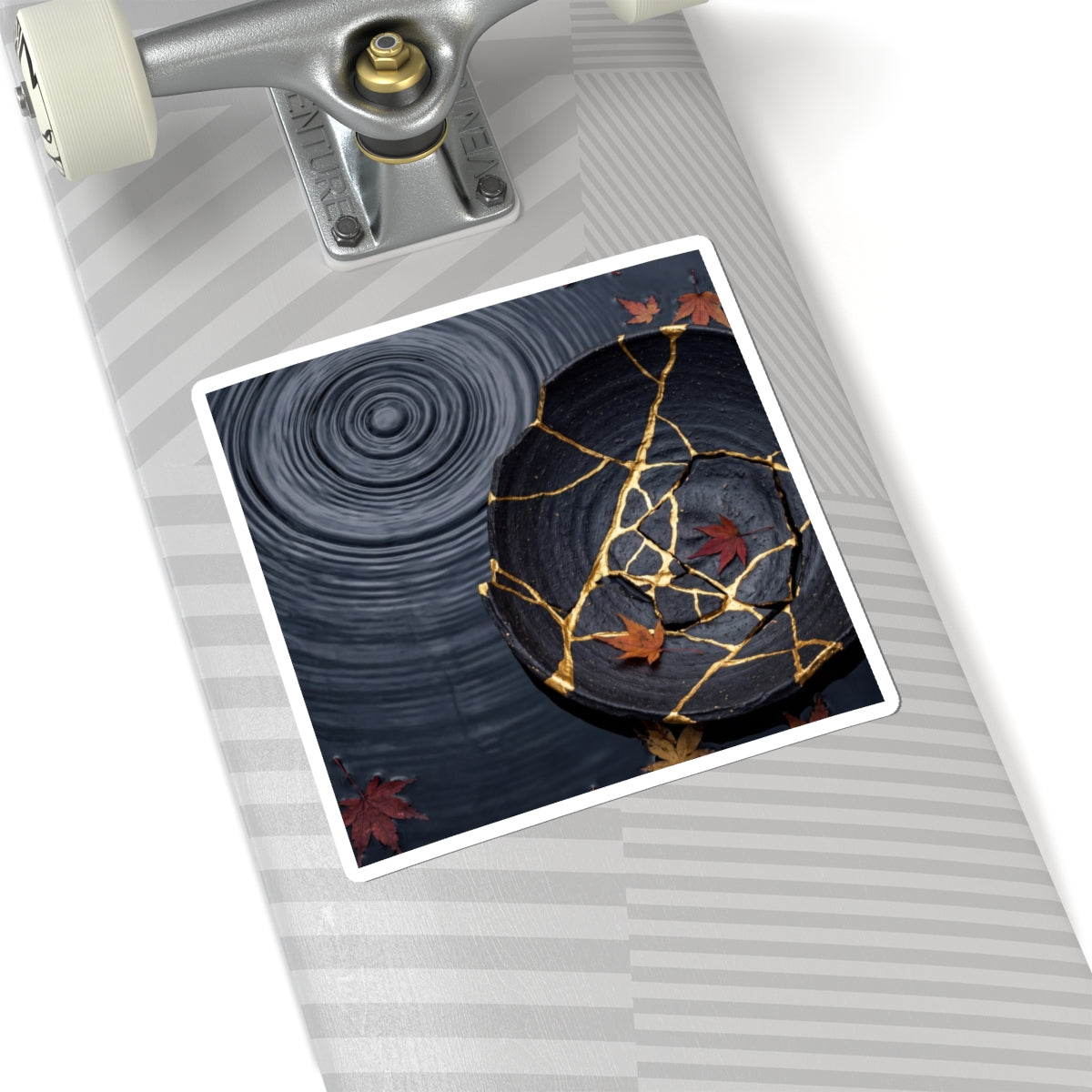 Overcast Water Ripple Sticker - Kintsugi Fukinsei