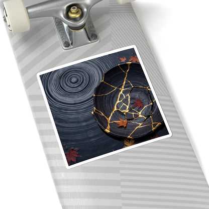Overcast Water Ripple Sticker - Kintsugi Fukinsei
