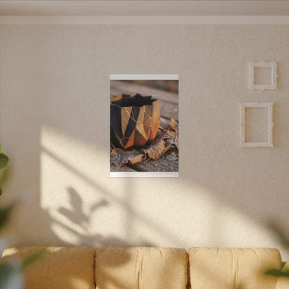 Paper Fold Gold Repair Canvas Art | Philosophical Kintsugi Art