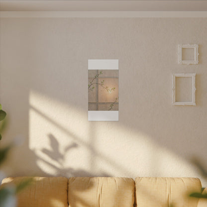 Shoji Screen Canvas Art | Spring Japandi Minimal Line Art