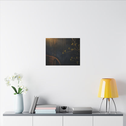 Spring Rust Patina Dark Texture Canvas Art | Moody Decor