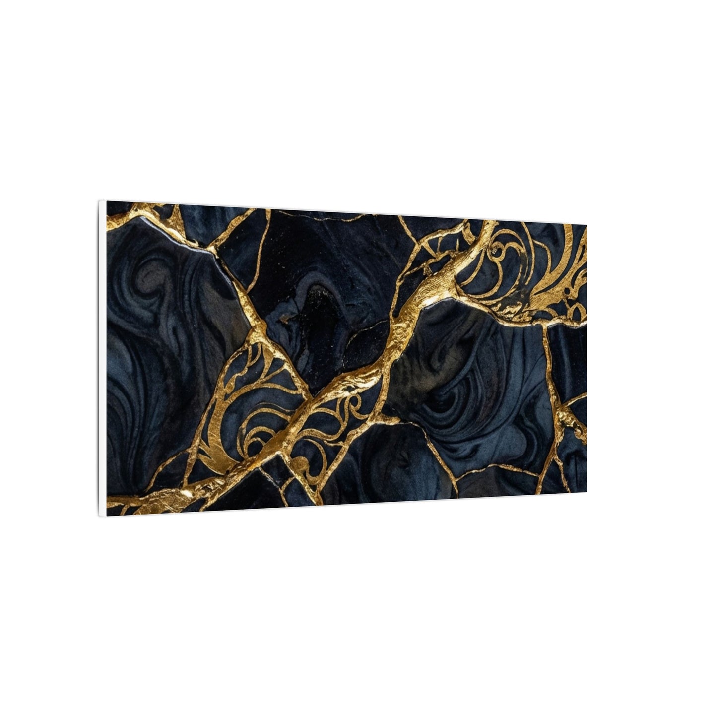 Kintsugi Gold Vein Canvas Art