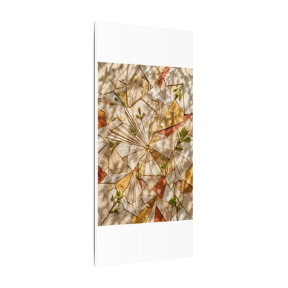 Resilient Paper Fold Canvas Art - Gold Repair Kintsugi