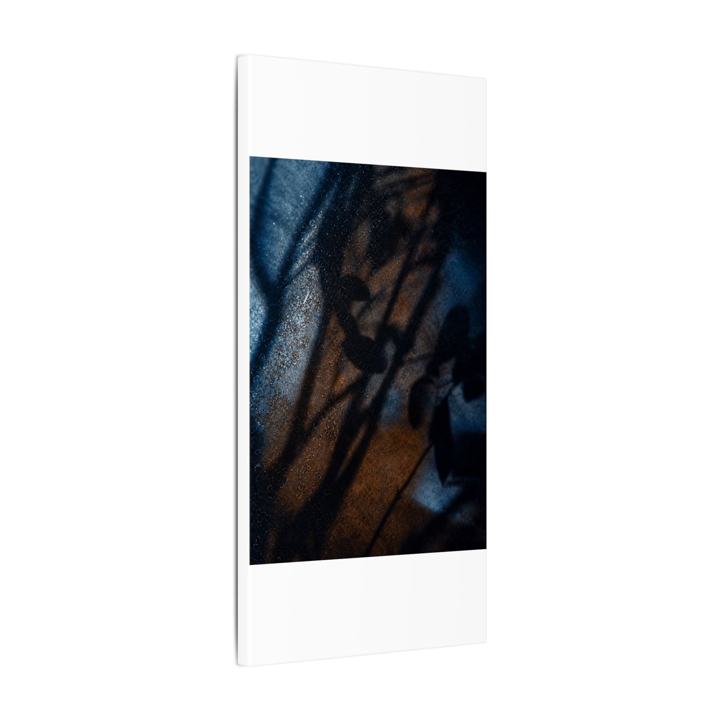 Moonlight Shadow Play Canvas Art - Dark Japandi Ma