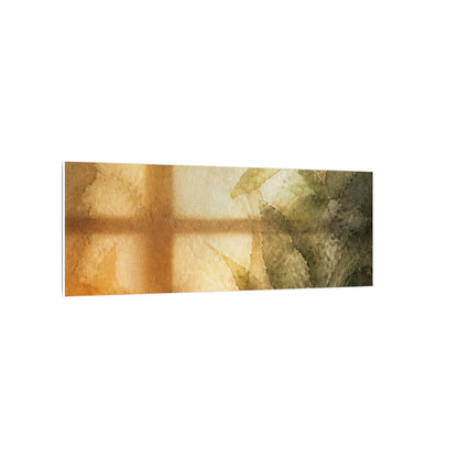 Cozy Shoji Screen Canvas Art - Watercolor Japandi