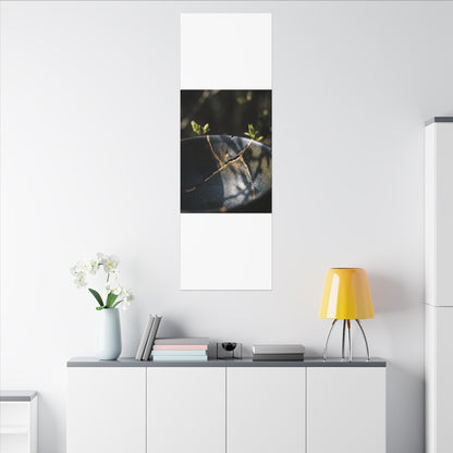 Seijaku Broken Pottery Canvas Art - Dark Japandi Shadow Zen